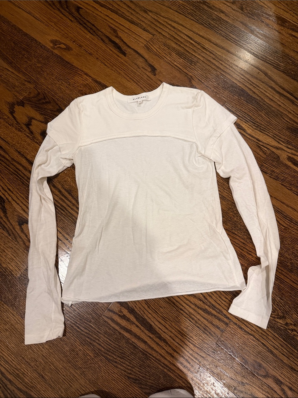 Slvrlake Long Sleeve  white Tshirt